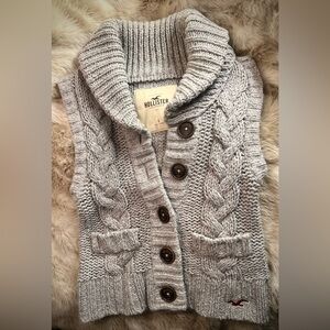 *SOLD* Hollister Co. Cable Knit Sweater Vest